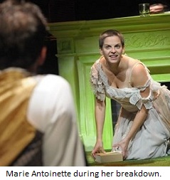 Marie Antoinette during her breakdown