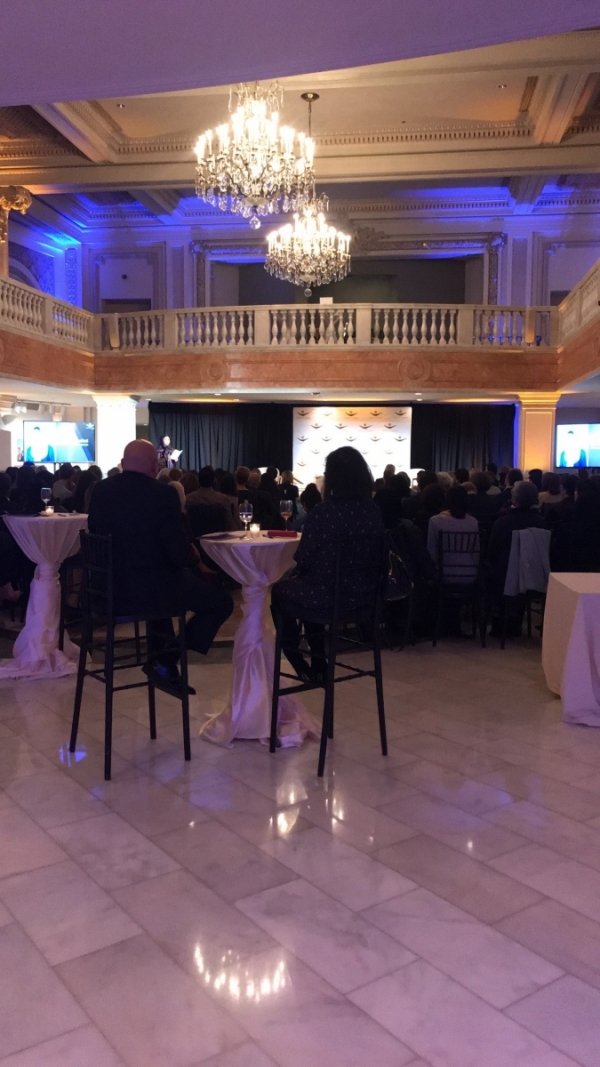 Ball room full of people