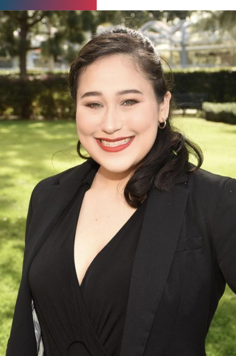Woman smiling
