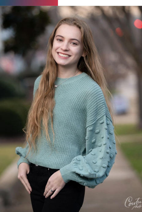 woman smiling