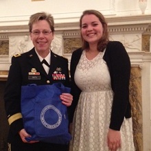 Danielle Makous and BG Tammy Smith in Post Hall