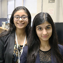 Zainab Mahmood and Priyanka Wadgaonkar