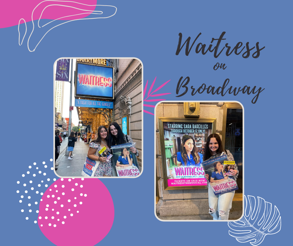 Students seeing Waitress on Broadway