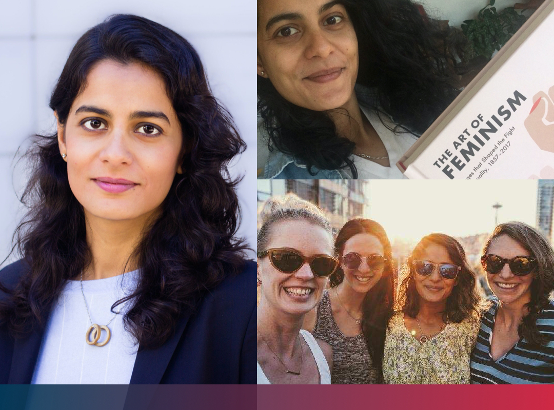 Kanika smiling at camera