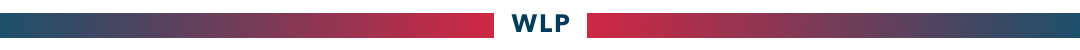 navy to red gradient line with WLP in the middle