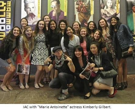 IAC with "Marie Antoinette" actress Kimberly Gilbert