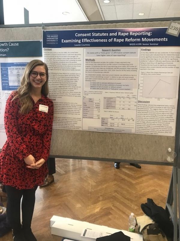 In the Politics and Communication Category in 2nd place Lauren Courtney (IP 2014)