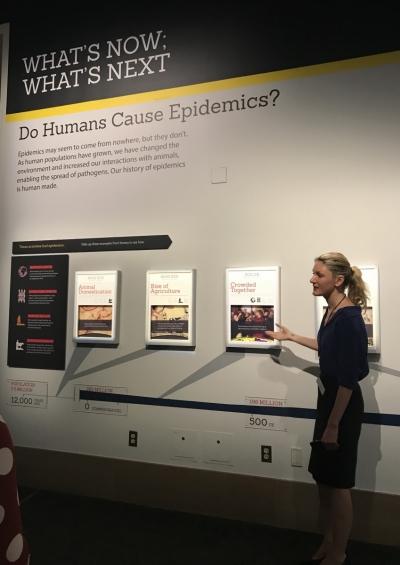 Dr. Sabrina Sholts discusses the role humans play in the spread of disease.